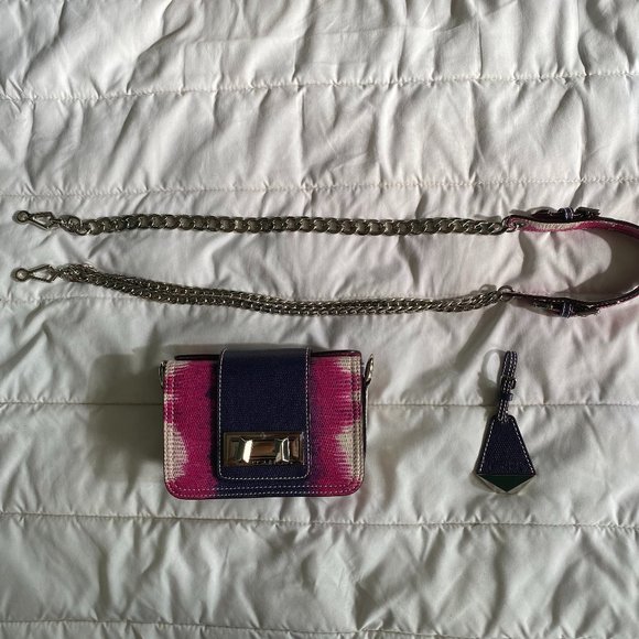 Rebecca Minkoff Coco Multicolor Leather Clutch